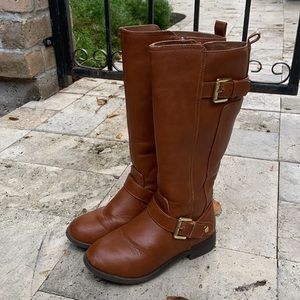 Girls Size 13 Brown Boots with memory foam